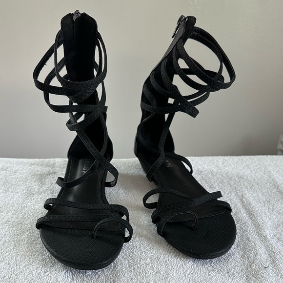 She&in gladiator sandals - Size 38 - Black - Picture 1 of 3